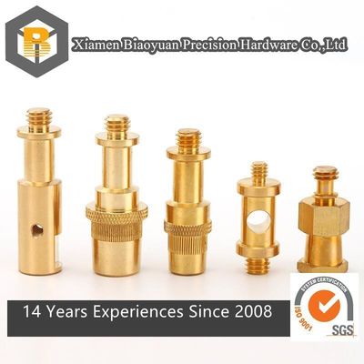 Máquina de fresado de torno CNC de latón de latón de metal para girar piezas metálicas