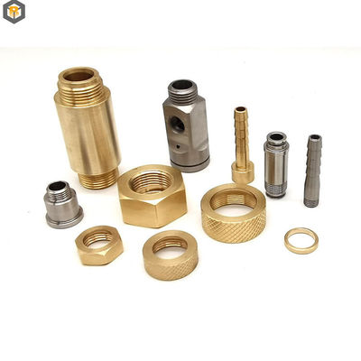 Partes de mecanizado de latón OEM para máquinas de reciclaje de metales personalización por torneado CNC