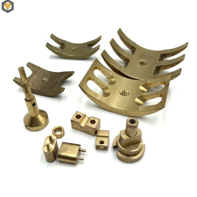Partes de latón 2D/3D/dibujo personalizadas fresadas por CNC por máquinas de forja de metales con pulido