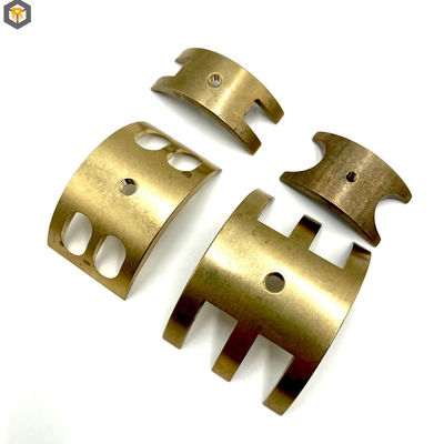 Partes de latón 2D/3D/dibujo personalizadas fresadas por CNC por máquinas de forja de metales con pulido