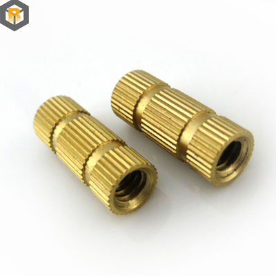 Enlace de aleación con roscas de inserción de latón pieza de torneado CNC micro mecanizado 0,002-0,01 mm pieza de repuesto
