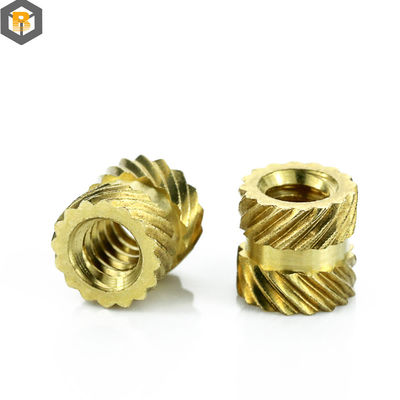 Enlace de aleación con roscas de inserción de latón pieza de torneado CNC micro mecanizado 0,002-0,01 mm pieza de repuesto
