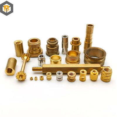 Fabricación de metales de precisión para piezas de latón a medida en torno CNC de torneado/molido/perforación