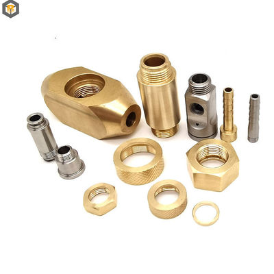 Fabricación de metales de precisión para piezas de latón a medida en torno CNC de torneado/molido/perforación