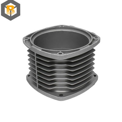 OEM Personalizado de aluminio de arena mecánica de soplado / anodizado ADC-12 pieza de repuesto de fundición a presión