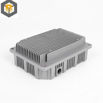 OEM Personalizado de aluminio de arena mecánica de soplado / anodizado ADC-12 pieza de repuesto de fundición a presión
