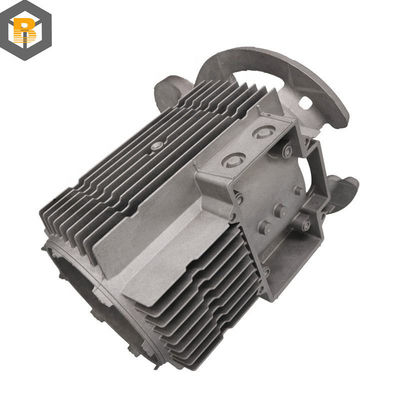 Parte de repuesto de aluminio personalizado de OEM con estructura de cámara de presión vertical