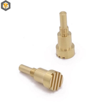 Partes pequeñas de latón CNC de 5 ejes personalizadas por 2D/3D/dibujo para servicios de mecanizado de metales