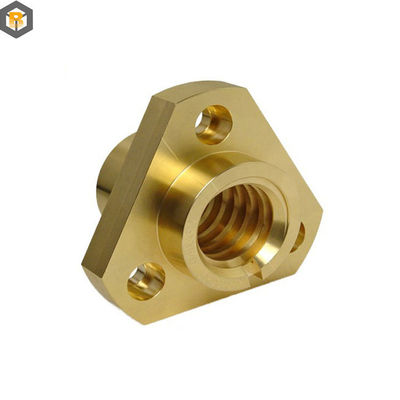 Parte de la máquina CNC de aleación de cobre personalizada por 2D / 3D / dibujo para fundición de torno de precisión