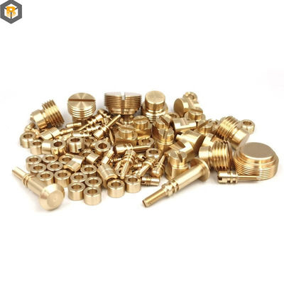 Partes de mecanizado CNC personalizadas de alta precisión para el torno de material de aleación de latón