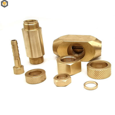 Partes de mecanizado CNC personalizadas de alta precisión para el torno de material de aleación de latón