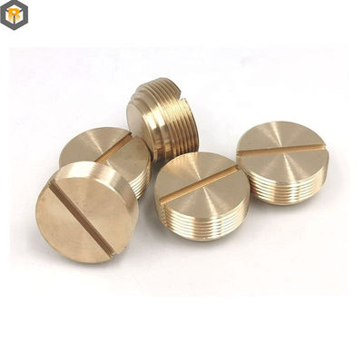 Partes de mecanizado CNC personalizadas de alta precisión para el torno de material de aleación de latón