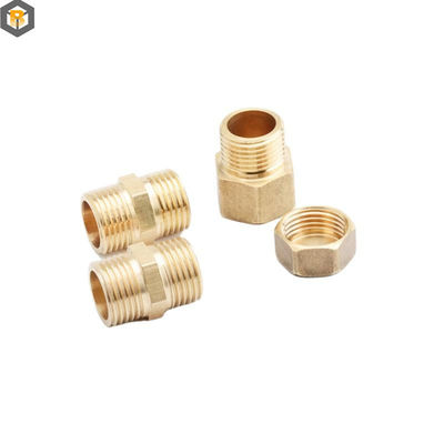 Cobre de aleación de 5 ejes CNC de fresado de mecanizado de piezas personalizado por 2D / 3D / dibujo de alta precisión