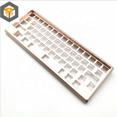 Maquinaria para hilar metales a medida Partes de mecanizado CNC para teclados mecánicos de juegos