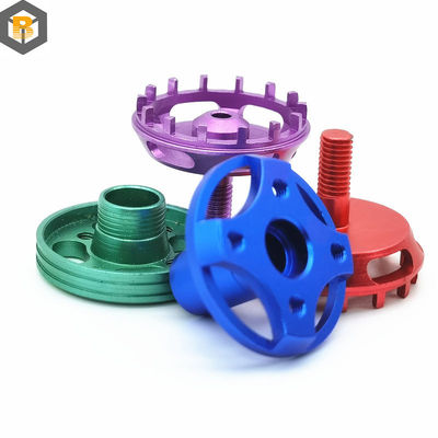 Partes de repuesto mecánicas de aleación de aluminio con anodizador de color