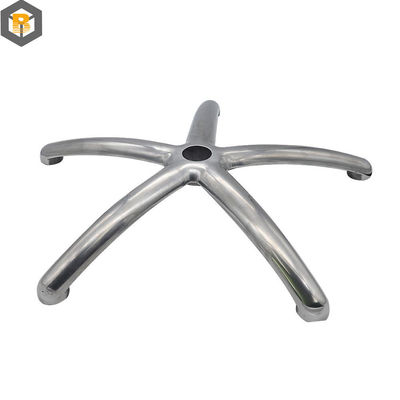 Estructura de la cámara de presión vertical Muebles Base de silla de aleación de aluminio con 1 nivel