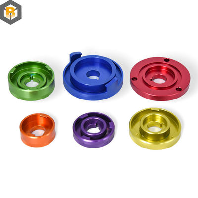 Piezas de repuesto de aleación de aluminio colorido para OEM precisión Auto Torno Mini Pequeñas piezas