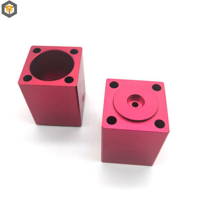 Máquina de corte de metales de aleación Servicio de mecanizado CNC personalizado Parte de repuesto de aluminio anodizado