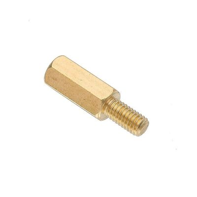 Personalizado por 2D / 3D / dibujo CNC Machined Metal Hombre Femenino roscado Hex Bolts Parte de la máquina