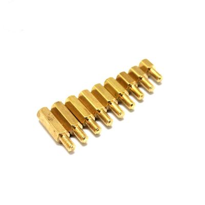 Personalizado por 2D / 3D / dibujo CNC Machined Metal Hombre Femenino roscado Hex Bolts Parte de la máquina