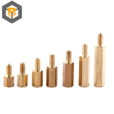 Las piezas giradas por CNC personalizadas Hex Spacer Thread Female Motherboard Standoffs Nut Machine Part