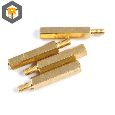 Las piezas giradas por CNC personalizadas Hex Spacer Thread Female Motherboard Standoffs Nut Machine Part