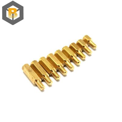 Las piezas giradas por CNC personalizadas Hex Spacer Thread Female Motherboard Standoffs Nut Machine Part