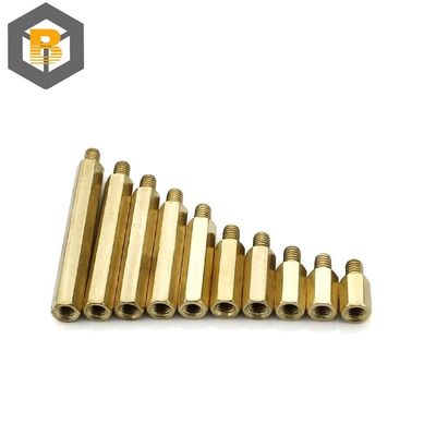 Las piezas giradas por CNC personalizadas Hex Spacer Thread Female Motherboard Standoffs Nut Machine Part