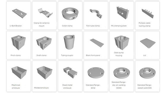 Las piezas de aluminio 2D personalizadas de alta precisión de torno de metal CNC de latón de latón CNC