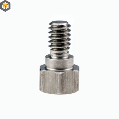 Cerraduras especiales BY-0513 de acero inoxidable tornillo de hombro personalizado con acabado de pulido
