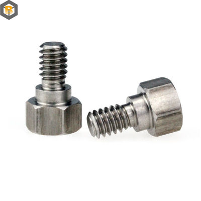Cerraduras especiales BY-0513 de acero inoxidable tornillo de hombro personalizado con acabado de pulido