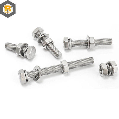 Personalizado por 2D / 3D / dibujo de acero de super aleación 25cr / 2mova / B16 Hex cabeza de tornillo parte de la máquina