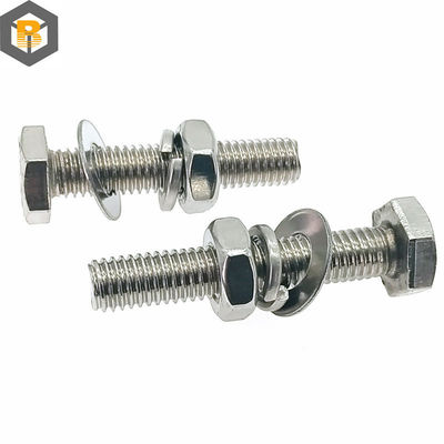 Personalizado por 2D / 3D / dibujo de acero de super aleación 25cr / 2mova / B16 Hex cabeza de tornillo parte de la máquina