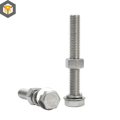 Personalizado por 2D / 3D / dibujo de acero de super aleación 25cr / 2mova / B16 Hex cabeza de tornillo parte de la máquina