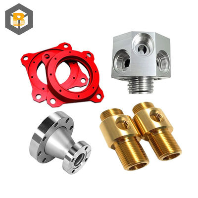 Material de aluminio de alta precisión personalizado Parte de la máquina CNC con color anodizado