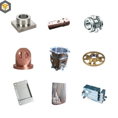 Partes de maquinaria de procesamiento de metales de aleación de alta precisión Mecanizado CNC/perforación/molido Parte de repuesto