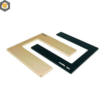 Partes de repuesto anodizadas de aleación de mecanizado CNC personalizadas para fresado CNC OEM por 2D / 3D / dibujo
