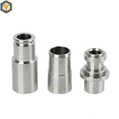 Mecanizado CNC personalizado de piezas de acero inoxidable para torno de precisión por 2D / 3D / dibujo