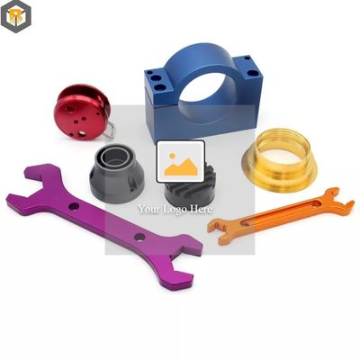 Parte de repuesto de molienda de precisión de impresión 3D de aluminio anodizado con máquina CNC