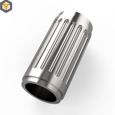 Parte de repuesto de torneado CNC de aluminio anodizado de acero inoxidable de latón de precisión personalizada