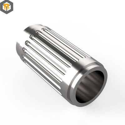 Parte de repuesto de torneado CNC de aluminio anodizado de acero inoxidable de latón de precisión personalizada