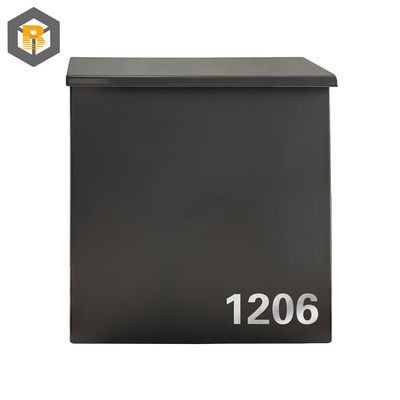 Caja de correo de aluminio decorativo montado en la pared caja de correo de trabajo pesado personalizado por 2D / 3D / dibujo