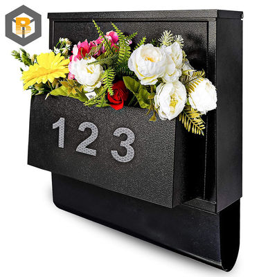 Caja de correo de aluminio decorativo montado en la pared caja de correo de trabajo pesado personalizado por 2D / 3D / dibujo