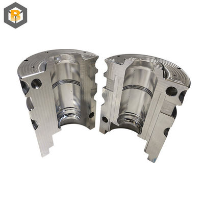 Partes de mecanizado de fresado CNC de 5 ejes de aluminio de precisión para el servicio de fabricación de metales