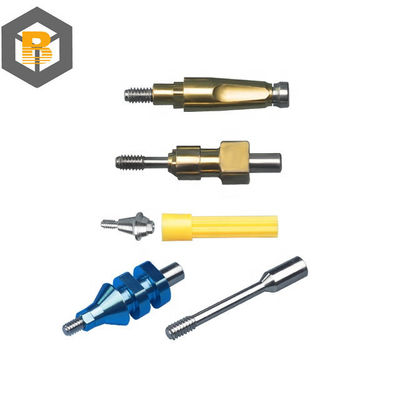 Conjunto universal de implantes dentales con pieza de máquina de tornillo analógico de abutment personalizado