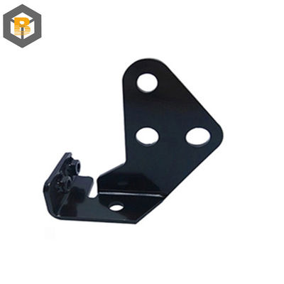 Personalizado por 2D / 3D / dibujo Brackets de soporte de aluminio para chapa de metal negro de varias formas