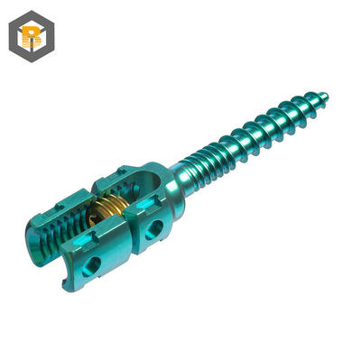 5.5mm Sistema de fijación de tornillo de pedículo espinal de doble rosca Personalizado por 2D / 3D / dibujo