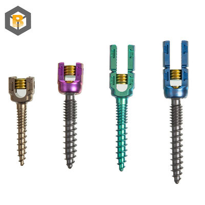 5.5mm Sistema de fijación de tornillo de pedículo espinal de doble rosca Personalizado por 2D / 3D / dibujo
