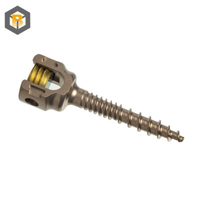 5.5mm Sistema de fijación de tornillo de pedículo espinal de doble rosca Personalizado por 2D / 3D / dibujo