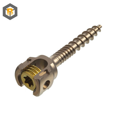 5.5mm Sistema de fijación de tornillo de pedículo espinal de doble rosca Personalizado por 2D / 3D / dibujo